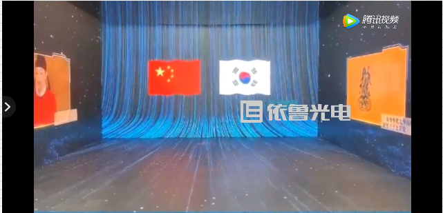 南宁led显示屏项目案例之中韩展厅