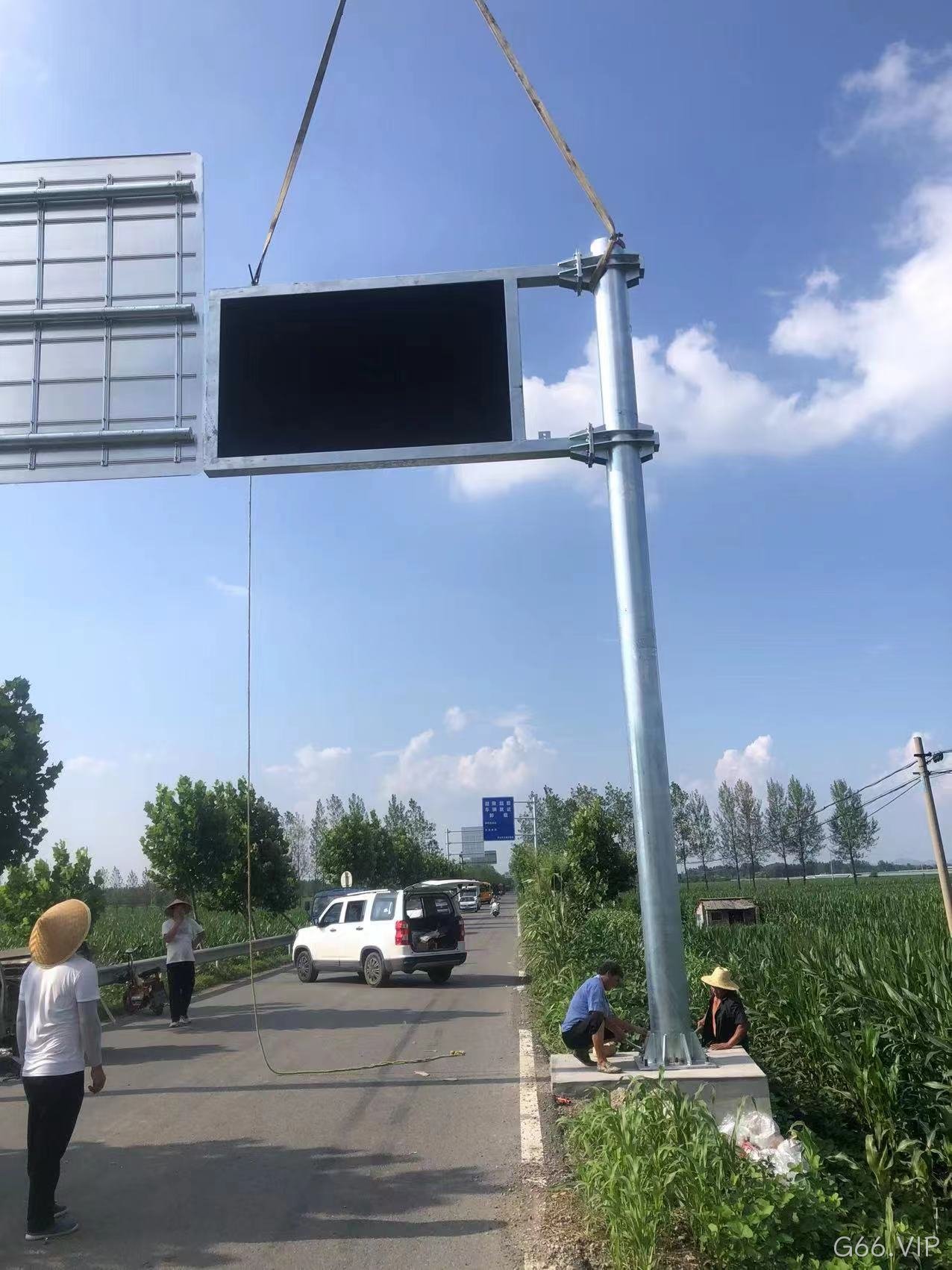 可变情报板安装
