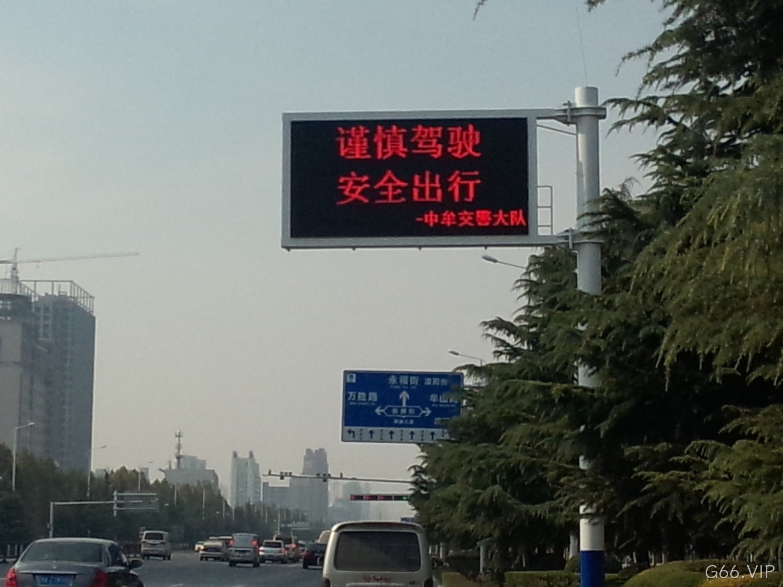 交通诱导屏案例|河南省中牟市交通诱导屏项目---G66.VIP