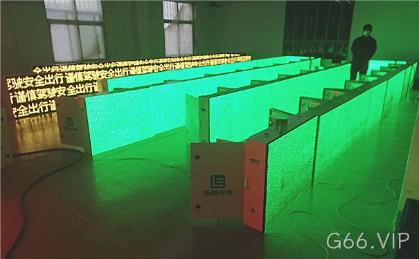 城市诱导屏的质检